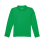 Classroom Unisex Long Sleeve Polo in Kelly Green