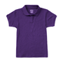 Classroom Female Short Sleeve Polo in Dark Purple