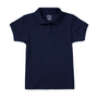 Classroom Female Short Sleeve Polo in Dark Navy
