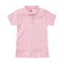 Classroom Female Short Sleeve Polo in Pink