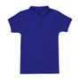 Classroom Female Short Sleeve Polo in Royal