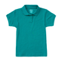 Classroom Female Short Sleeve Polo in Teal