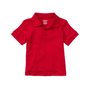 Classroom Unisex Short Sleeve Polo in Red