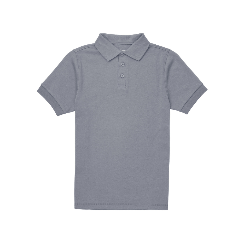 Classroom Unisex Short Sleeve Polo in Heather Grey