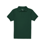 Classroom Unisex Short Sleeve Polo in Hunter Green