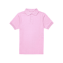 Classroom Unisex Short Sleeve Polo in Pink