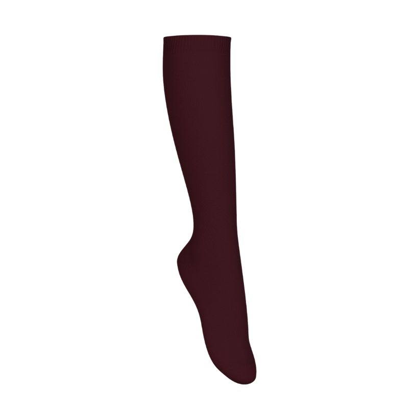 Classroom Female Knee Hi Socks 3 PK in Burgundy