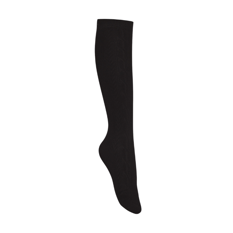 Classroom Female Knee Hi Socks 3 PK in Black