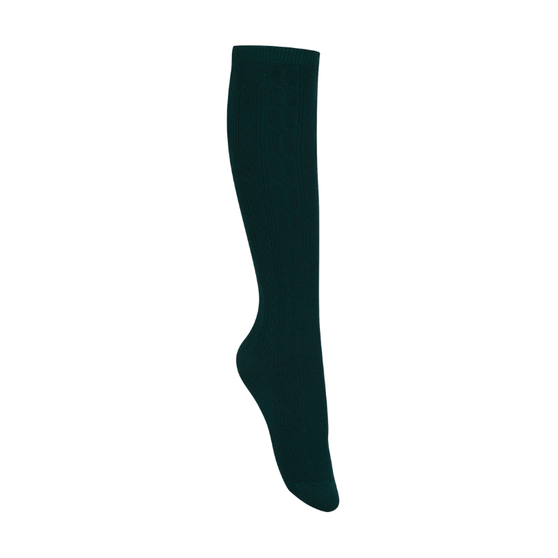 Classroom Female Knee Hi Socks 3 PK in Hunter Green