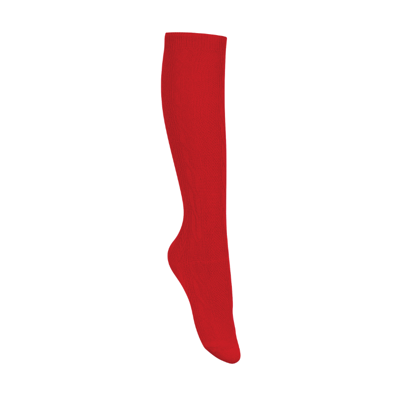 Classroom Female Knee Hi Socks 3 PK in Red