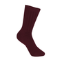 Classroom Unisex Rib Crew Socks 3 PK in Burgundy