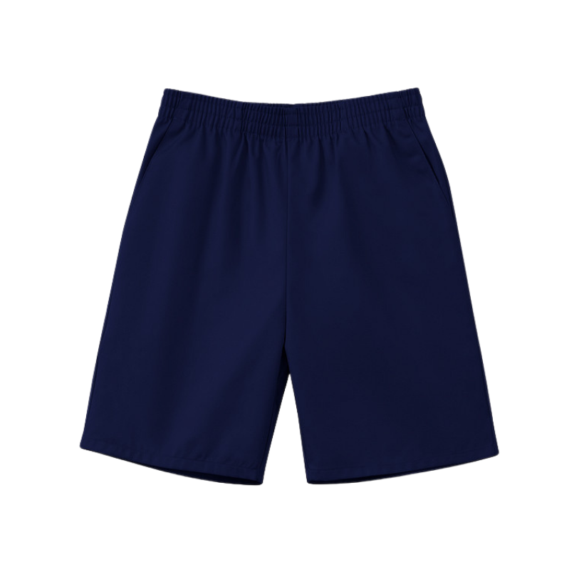 Classroom Unisex Pull-On Short in Dark Navy