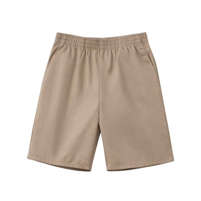 Classroom Unisex Pull-On Short in Khaki