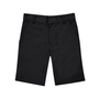 Classroom Male Flat Front Shorts in Black