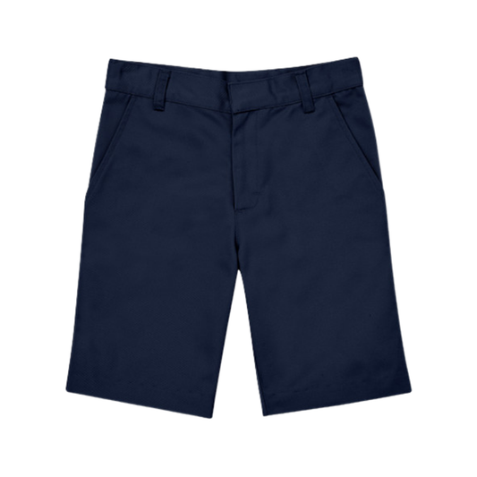 Classroom Male Flat Front Shorts in Dark Navy