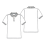 Classroom Unisex Short Sleeve Polo in White