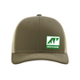 Green Diamond Richardson Recycled Trucker Cap with Embroidered Logo