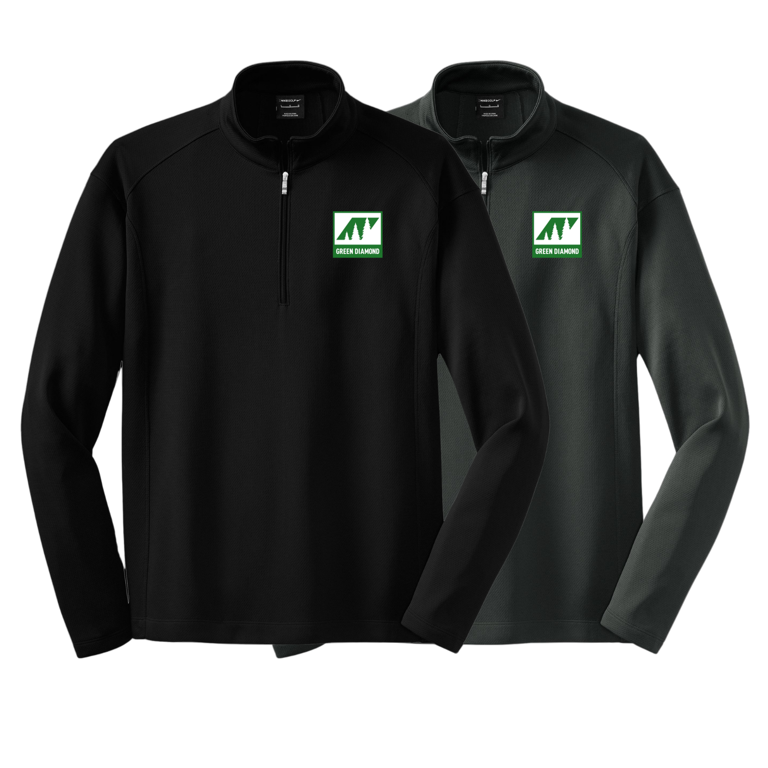 Green Diamond Nike Sport Cover-Up with Embroidered Logo