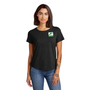 Green Diamond Allmade Women’s Relaxed Tri-Blend Scoop Neck Tee with Square Logo