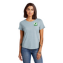 Green Diamond Allmade Women’s Relaxed Tri-Blend Scoop Neck Tee with Square Logo