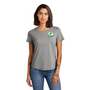 Green Diamond Allmade Women’s Relaxed Tri-Blend Scoop Neck Tee with Square Logo