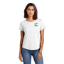 Green Diamond Allmade Women’s Relaxed Tri-Blend Scoop Neck Tee with Square Logo