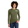 Green Diamond Allmade Tri-Blend Long Sleeve Tee with Horizontal Logo