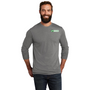 Green Diamond Allmade Tri-Blend Long Sleeve Tee with Horizontal Logo