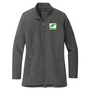 Green Diamond Eddie Bauer Ladies Stretch Soft Shell Jacket with Embroidered Logo