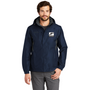 Green Diamond Eddie Bauer Rain Jacket with Embroidered Logo