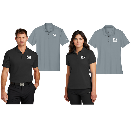 Green Diamond Nike Victory Solid Polo with Embroidered Logo