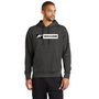Green Diamond Nike Club Fleece Sleeve Swoosh Pullover Hoodie with Screen Printed Logo