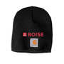 JLB Carhartt Acrylic Knit Hat with Embroidered JLB Boise Logo