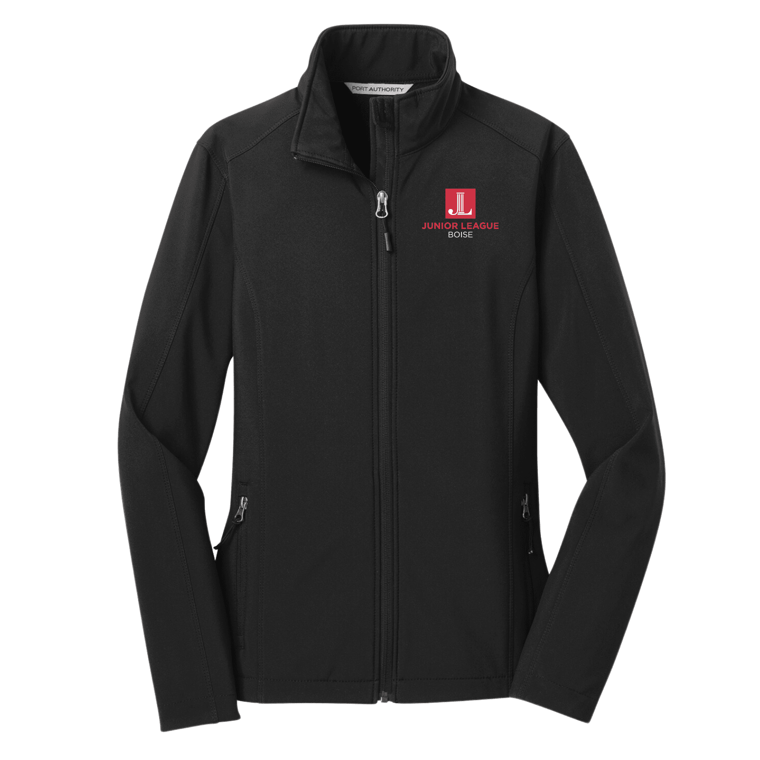 JLB Ladies Core Soft Shell jacket with Embroidered Stacked JLB Logo