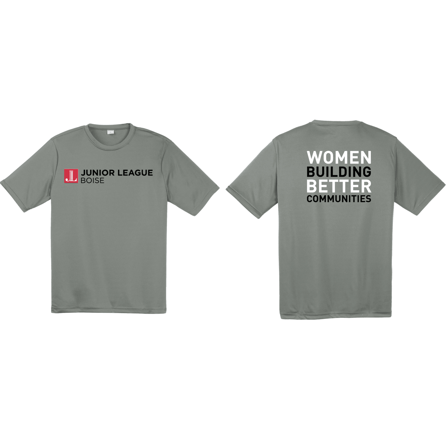 JLB Youth PosiCharge Competitor Tee with Screen Printed Horizontal JLB Logo on Front and Women Building Logo on Back