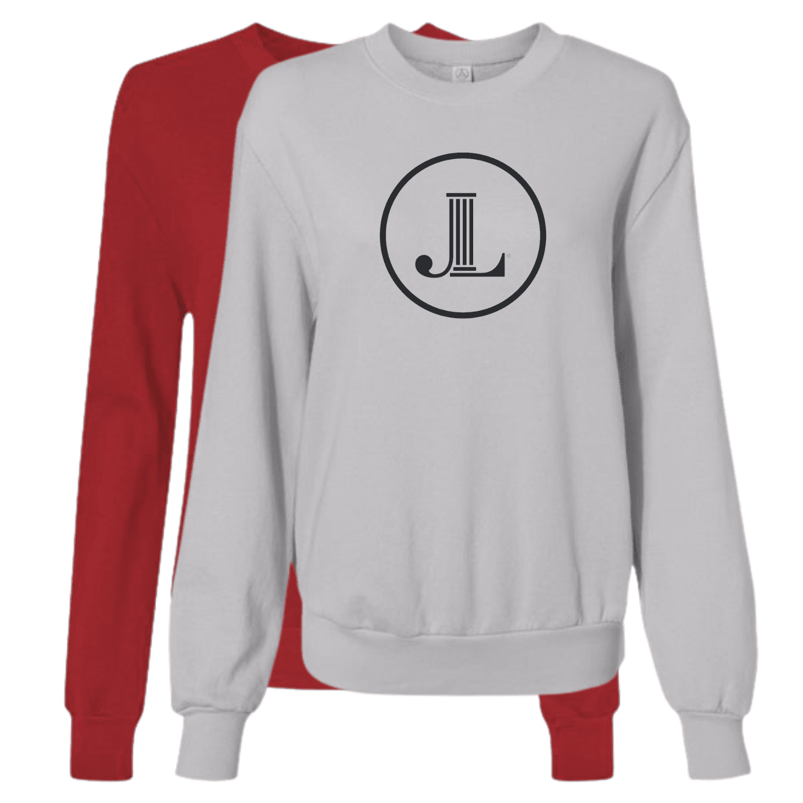 JLB Women's Eco-Washed Terry Throwback Pullover with Screen Printed JLB Circle Logo