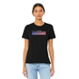 Practice Brave BELLA+CANVAS Women’s Relaxed Jersey Tee with Fade Logo