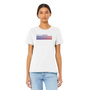Practice Brave BELLA+CANVAS Women’s Relaxed Jersey Tee with Fade Logo
