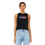 Practice Brave BELLA+CANVAS Women’s Cropped Tank with Fade Logo