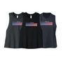 Practice Brave BELLA+CANVAS Women’s Cropped Tank with Fade Logo
