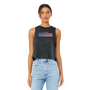 Practice Brave BELLA+CANVAS Women’s Cropped Tank with Fade Logo