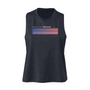 Practice Brave BELLA+CANVAS Women’s Cropped Tank with Fade Logo