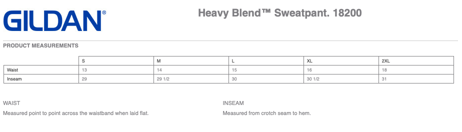 CrossFit Gildan Heavy Blend Sweatpant with Logo