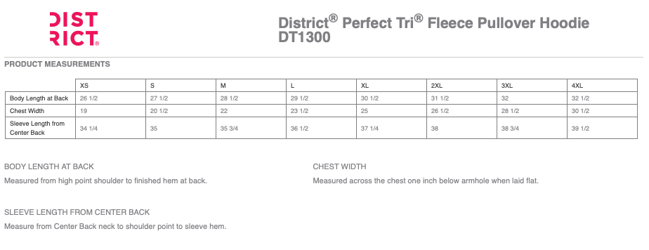 CrossFit District Perfect Tri Fleece Pullover Hoodie with Logo