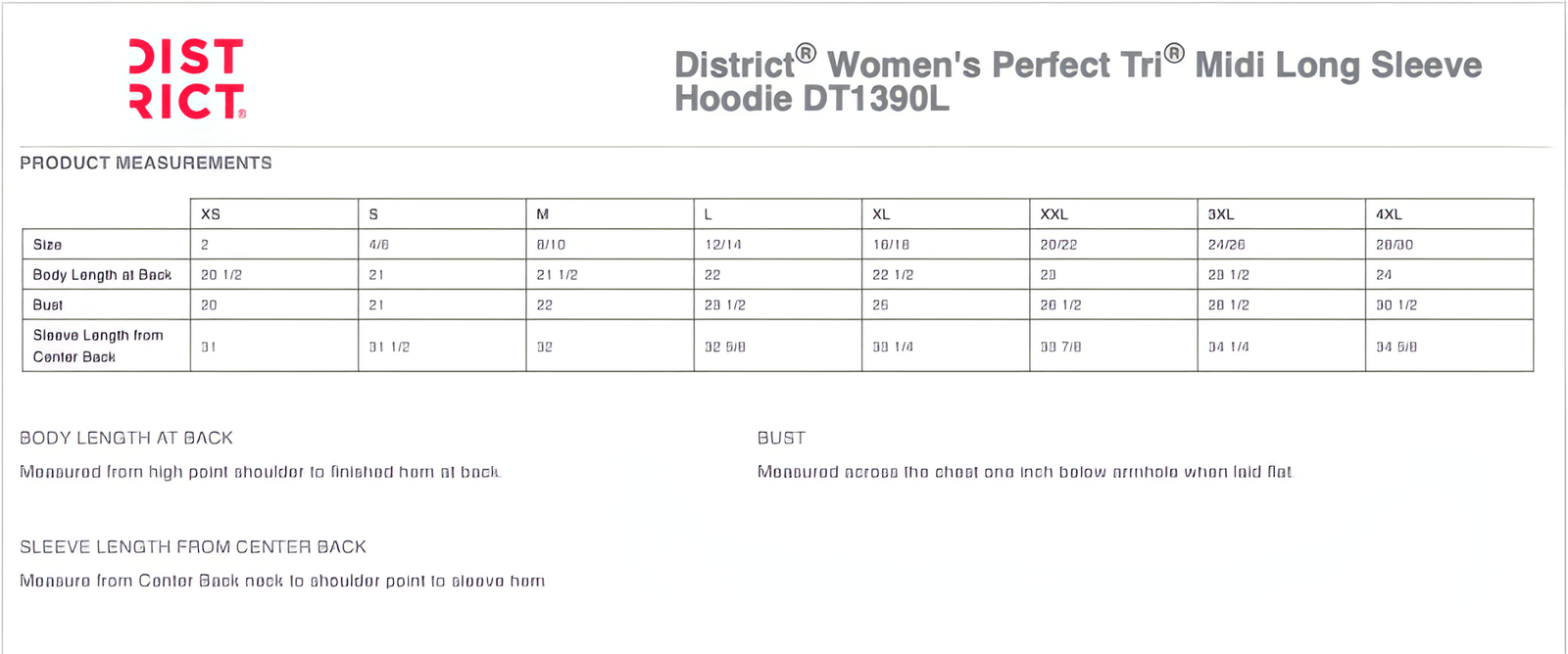 JLB Women’s Perfect Tri Midi Long Sleeve Hoodie with Screen Printed Idaho JLB Logo