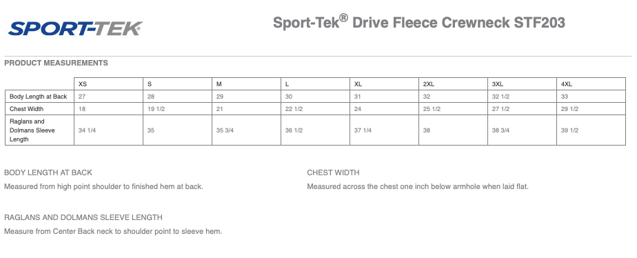 CrossFit Sport-Tek Drive Fleece Crewneck with Logo