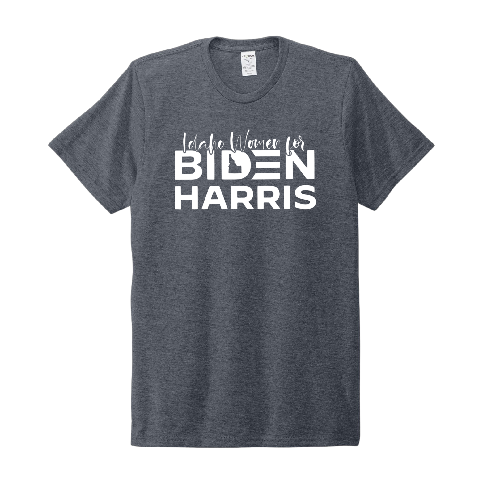 Women for Biden Allmade Relaxed Tri-Blend Tee with Screen Printed Logo