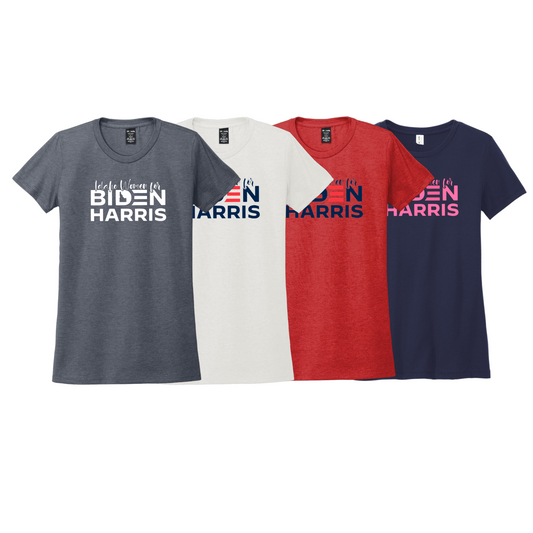 Women for Biden Allmade Relaxed Tri-Blend Tee with Screen Printed Logo