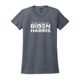 Women for Biden Allmade Relaxed Tri-Blend Tee with Screen Printed Logo