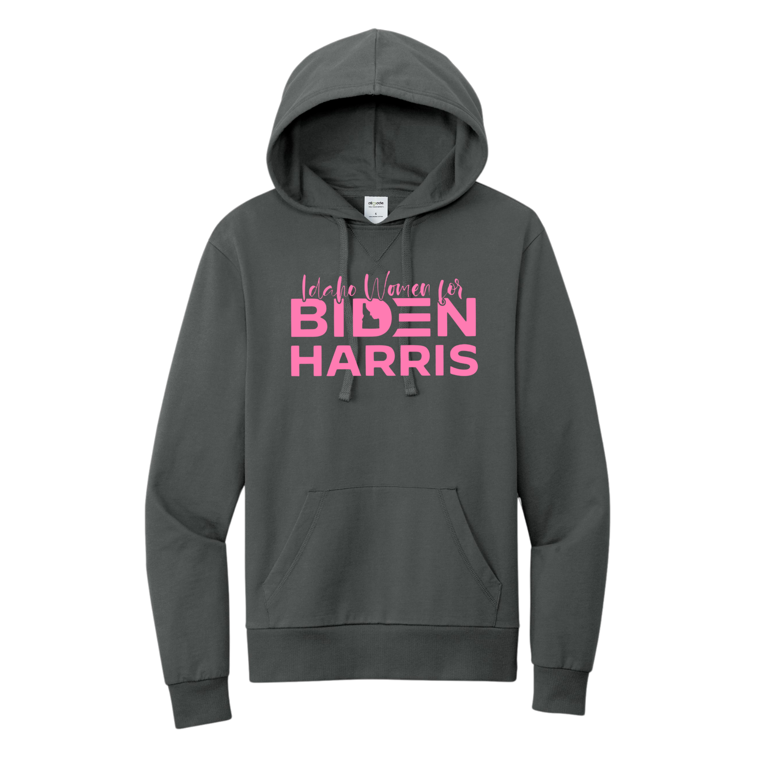 Women for Biden Allmade Unisex Organic French Terry Hoodie with Screen Printed Logo